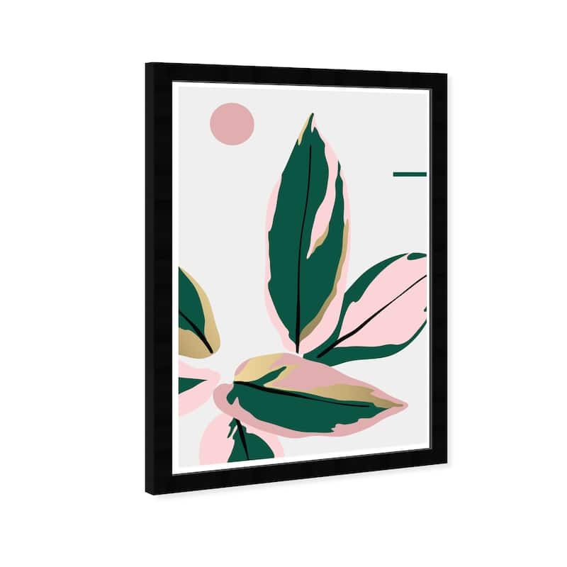 Wynwood Studio Prints Floral and Botanical Tropik Pink and Tropical Wall Art Canvas Print