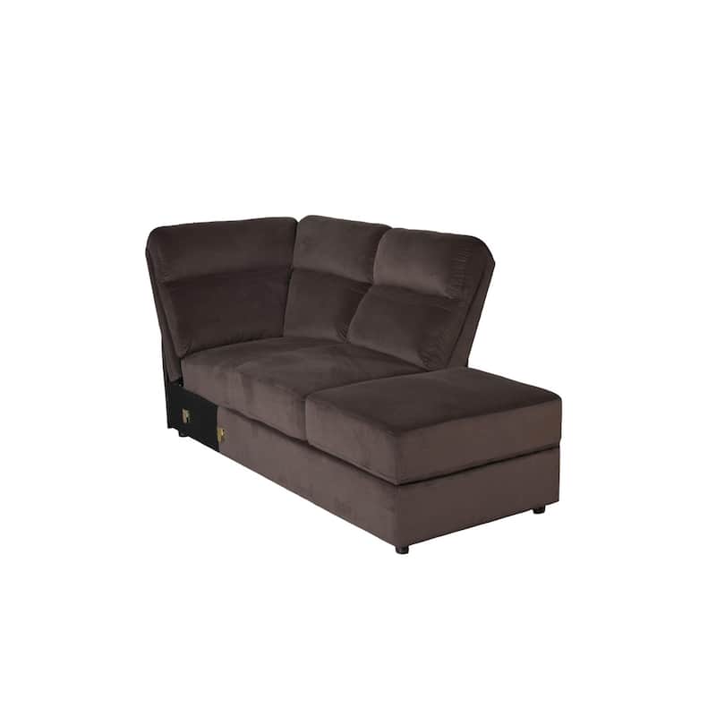111.4''Recliner Storage Upholstery Sectional Sofa Couchs