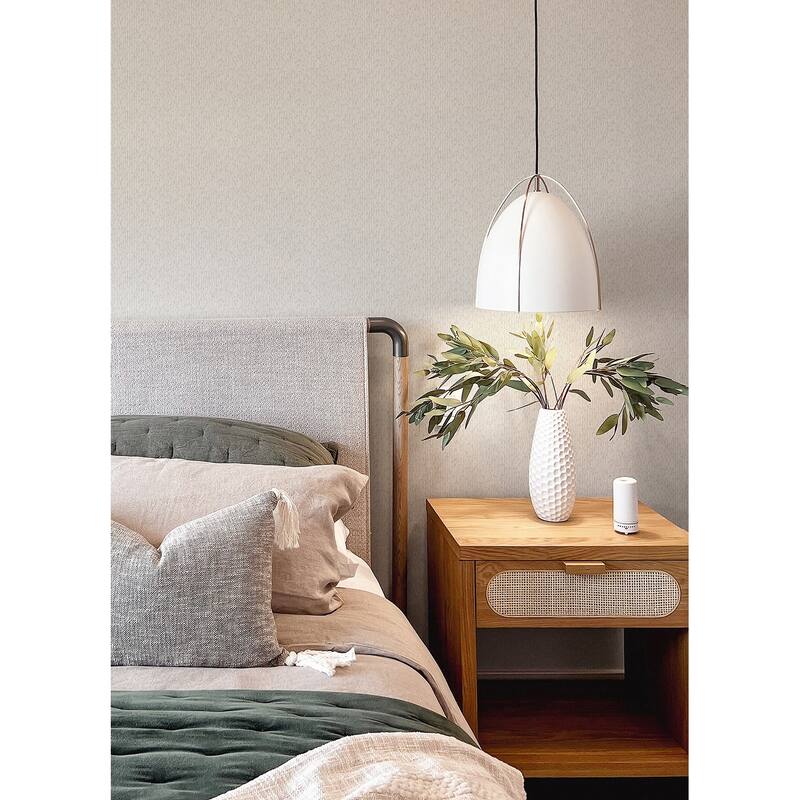 A-Street Prints Mackintosh Light Grey Textural Wallpaper