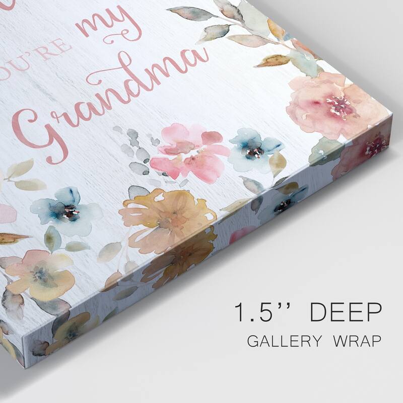 Love Grandma Premium Gallery Wrapped Canvas - Ready to Hang