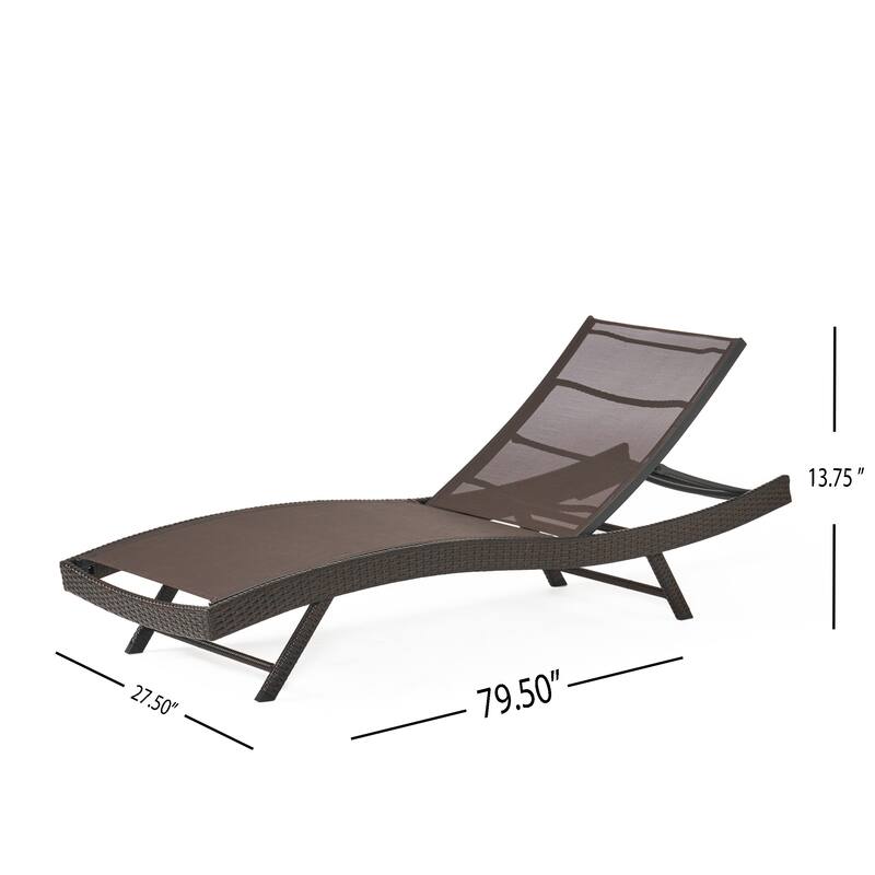 Kauai Outdoor 3-piece Adjustable Chaise Lounge Set by Christopher Knight Home
