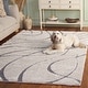 preview thumbnail 117 of 213, SAFAVIEH Florida Shag Sigtraud Abstract Waves 1.2-inch Thick Rug