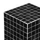 preview thumbnail 48 of 56, Callista Modern Ceramic Tiled Cube Side Table, Square Mosaic Pedestal Accent End Table for Living Room Bedroom - 14 X 14 X 18