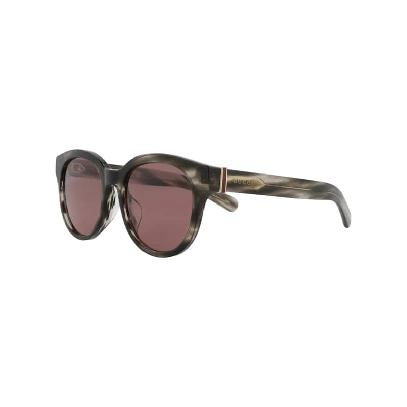 Gucci Round-Frame Recycled Acetate Sunglasses