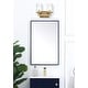 preview thumbnail 12 of 11, Elegant Lighting LD7316W12 Thane 2 Light 12" Wide Vanity Light