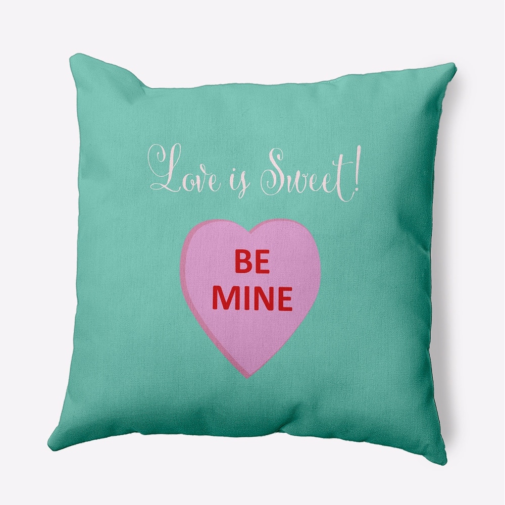 Love Is Sweet Valentines Day Decorative Throw Pillow