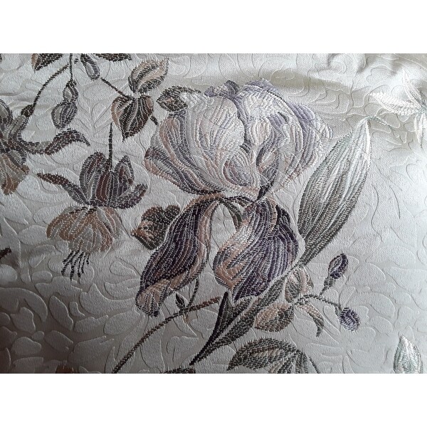 Shop Croscill Iris Jacquard Woven Floral 4 Piece Comforter Set