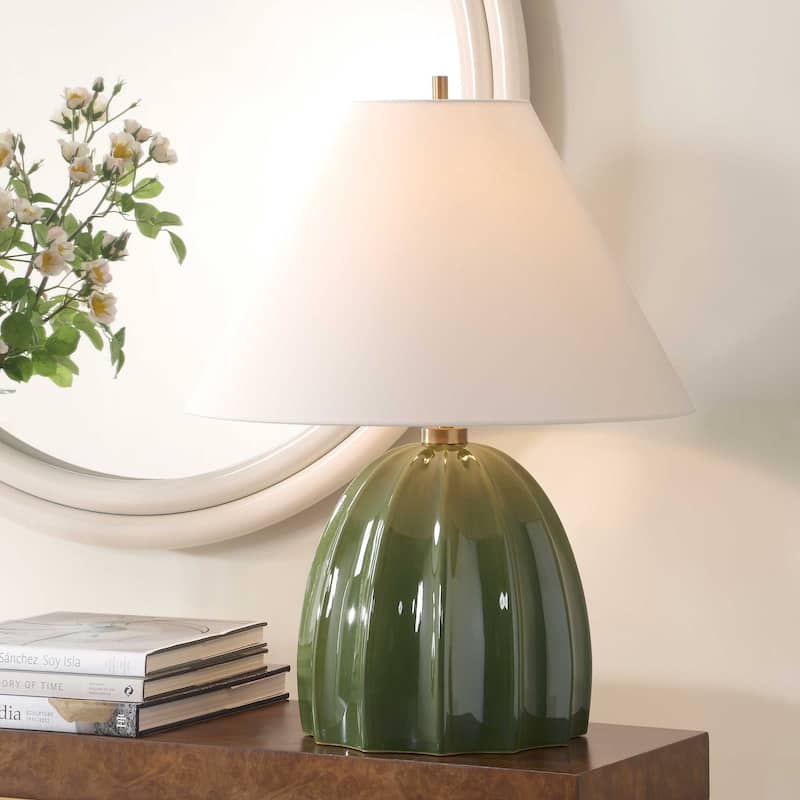 Uttermost Renna Moss Green Table Lamp - N/A