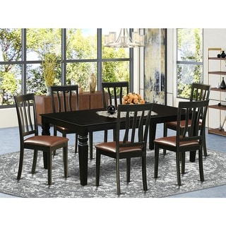 Vintage Dining Table Set - Kitchen Table with 8 Chairs - Modern ...
