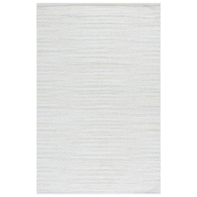 SAFAVIEH Handmade Renewal Lilioara Rug - 6' Square - Light Green/Ivory