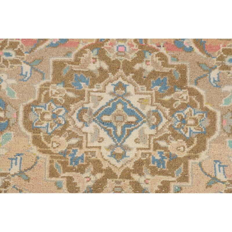 Kashan Persian Accent Rug Hand-Knotted Wool Carpet - 3'3" x 4'11"