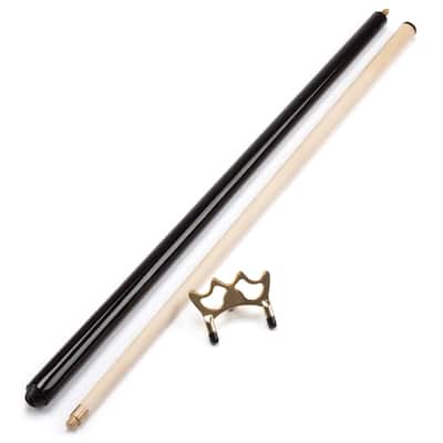 GSE™ 2-Piece Billiard Pool Cue Stick with Screw-on Bridge Head. Pool Bridge Cue Stick - 58-Inch