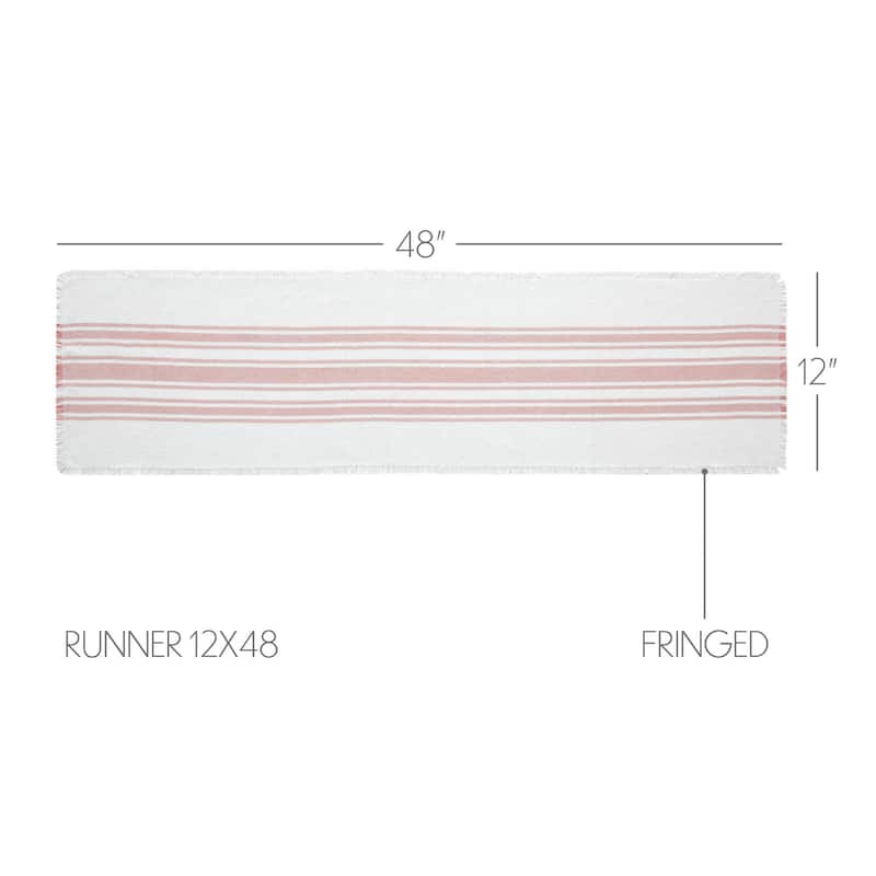 Antique White Stripe Runner