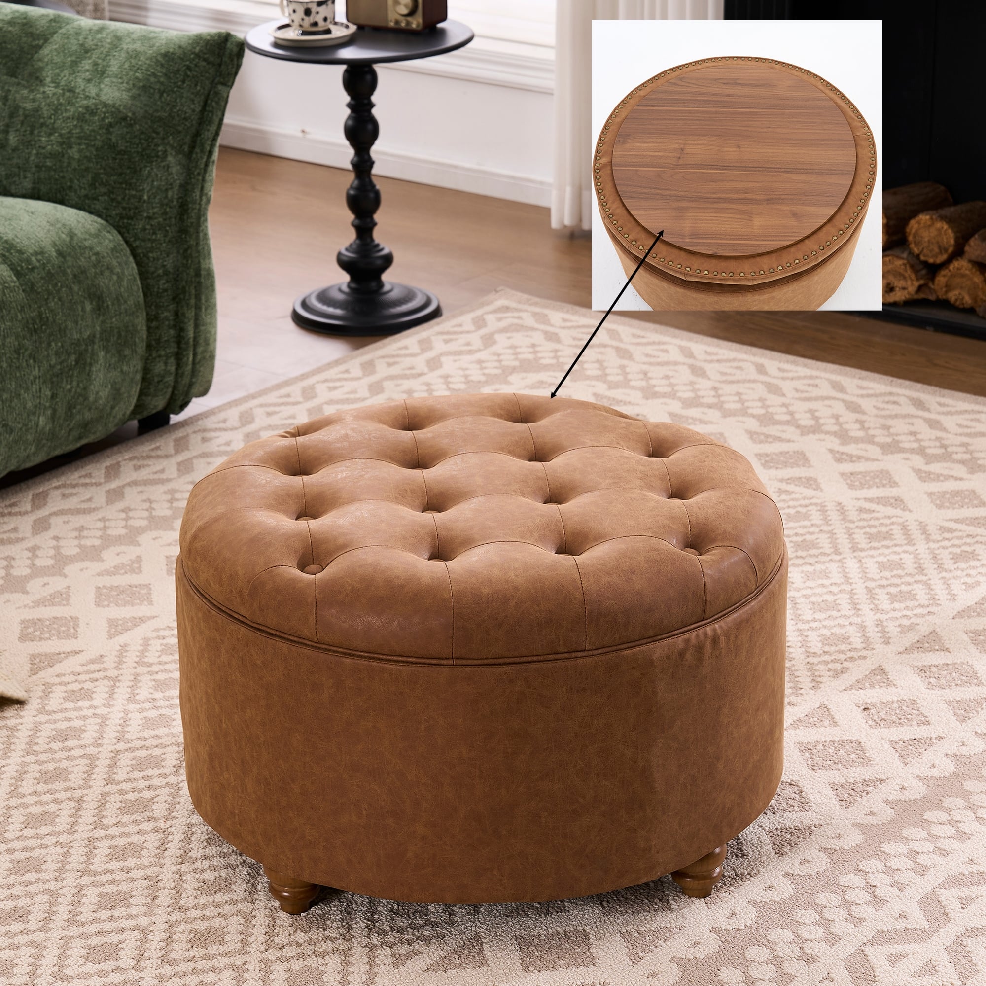 Option Brown/Faux Leather