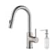 Option Brush Nickel W/ Soap Dispenser