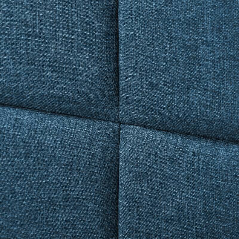 CorLiving Bellevue Dark Grey Upholstered Panel Bed, King