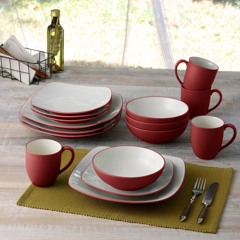 Noritake Colorwave 16-Piece Square Set, Service For 4