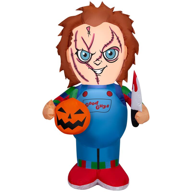 Airblown-Stylized Chucky Holding Pumpkin-Universal