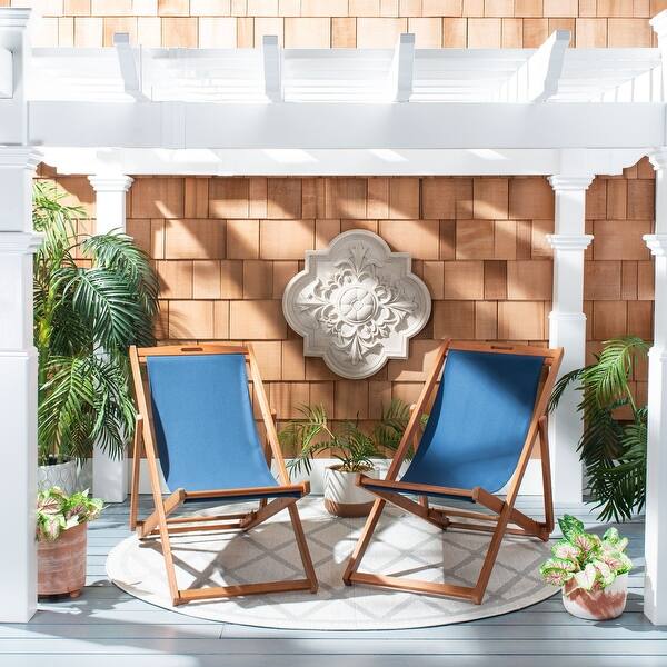 Shop Safavieh Outdoor Living Loren Sling Chair On Sale Overstock 22286446