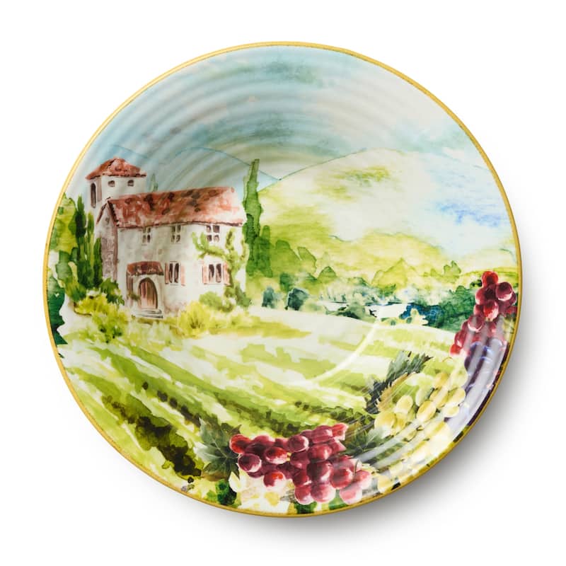 Certified International Tuscany Pasta Bowl 13" x 3.25",108 oz. - 13'' W x 13'' D x 3.25'' H