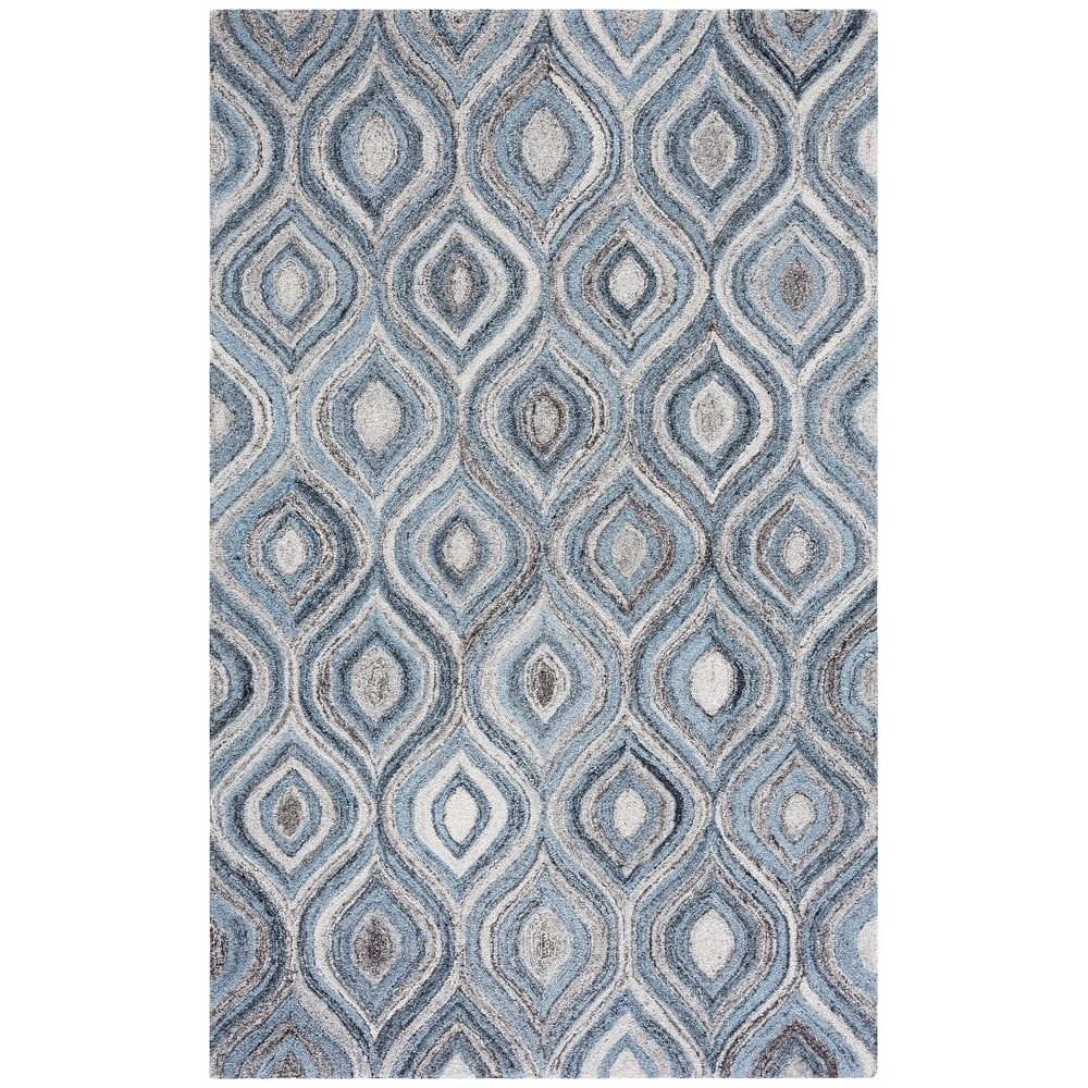 SAFAVIEH Handmade Abstract Florencia Geometric Ogee Wool Rug