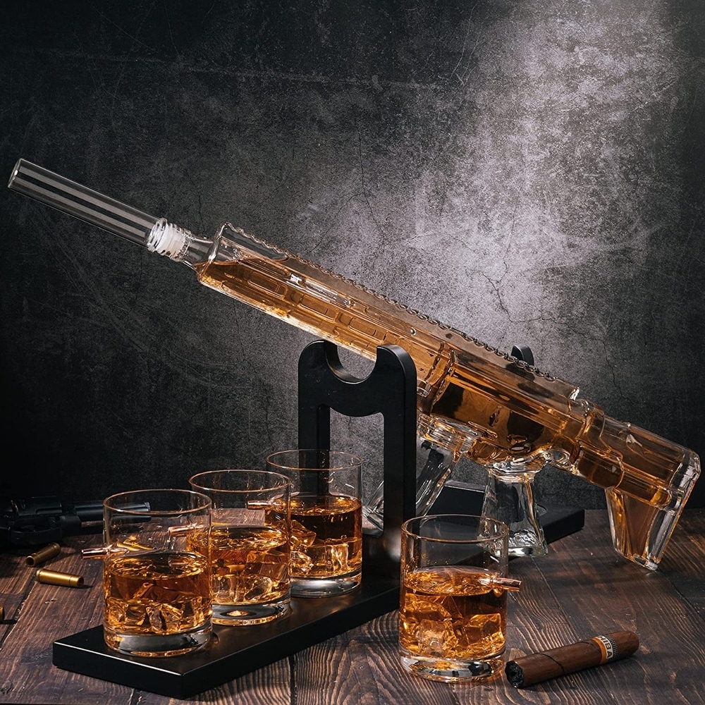 https://ak1.ostkcdn.com/images/products/is/images/direct/7da2b6269a65f80212a2151b62c3cbbd96a31200/AR-15-Whiskey-Decanter-with-Bullet-Glasses.jpg