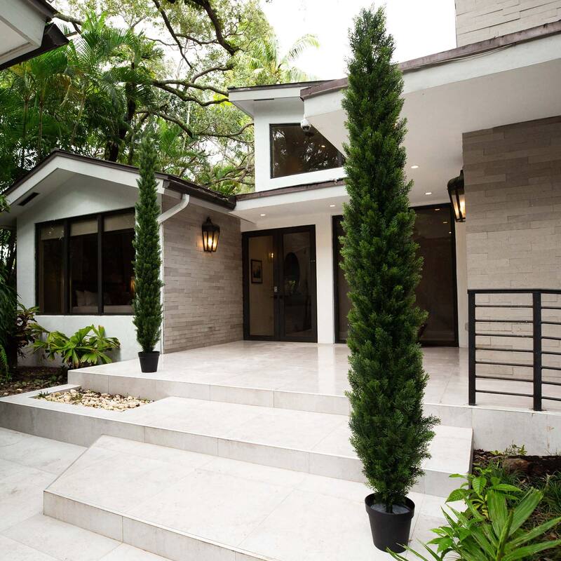 Potted Cedar Pine Artificial Tree - 9'