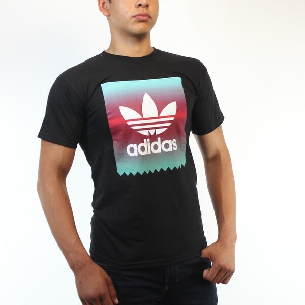 adidas t shirt black background