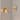 Cosmo Matte Gold 1-Light Adjustable Armed Wall Sconce