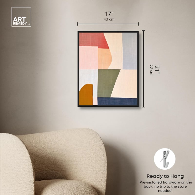 Planar Patchwork I Canvas by Art Remedy