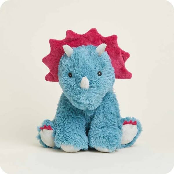 slide 2 of 7, Warmies Plush Microwavable Lavender Scented Plush Triceratops