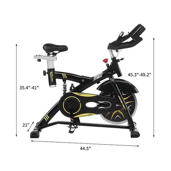 Zenova Exercise Bike Stationary Belt Drive Indoor Cycling Bike Flywheel 