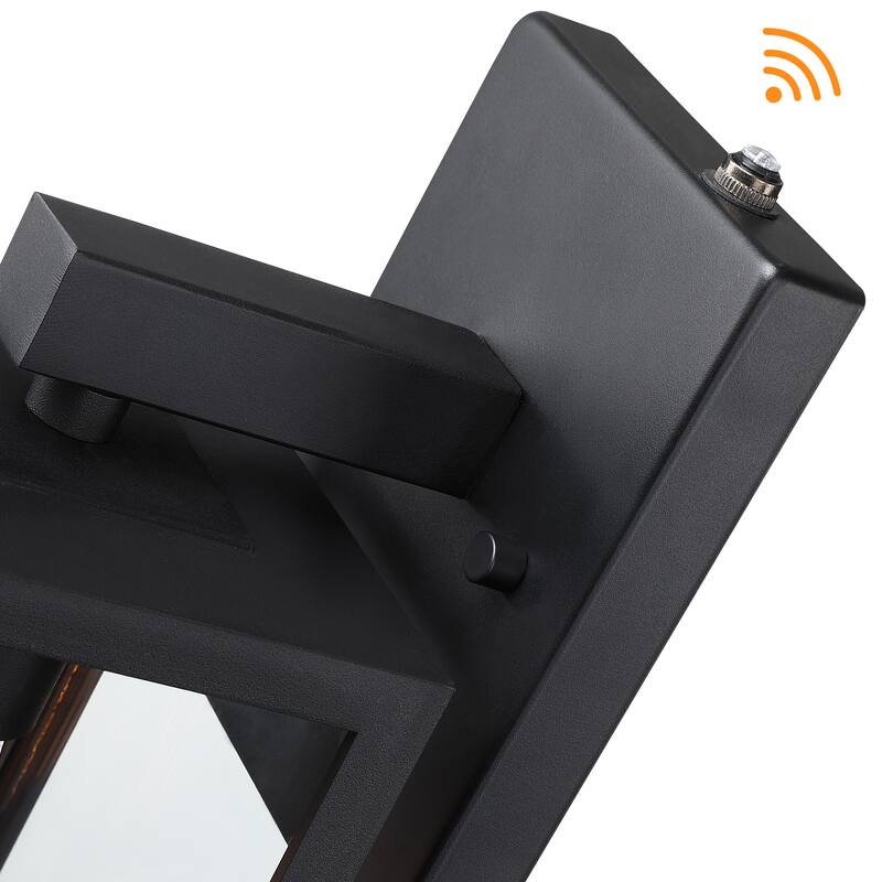2 Pack Outdoor Wall Light with Dusk to Dawn - 5.32"x6.7"x13.96"