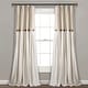 preview thumbnail 1 of 152, Lush Decor Linen Button Single Panel Window Curtain