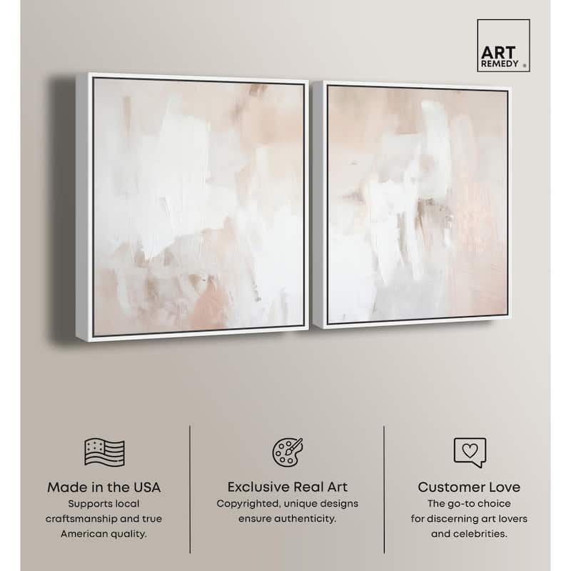 Opalescent Hues III Canvas Set of 2 by Art Remedy
