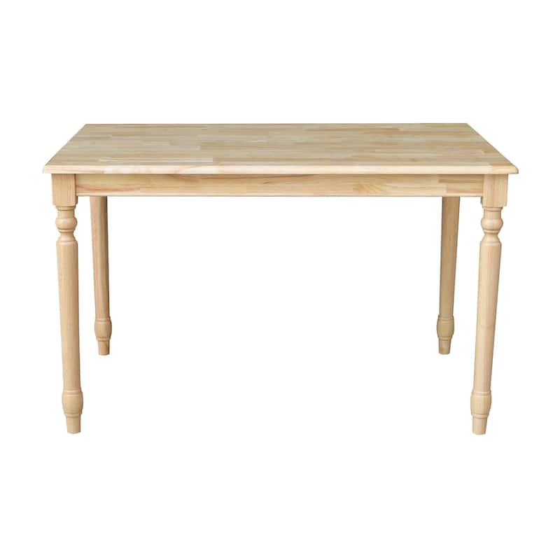 30" x 48" Solid Wood Dining Table with 4 Chairs