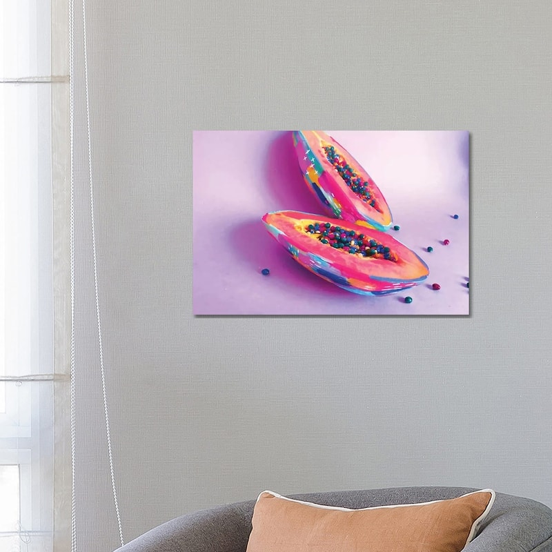 iCanvas "Papaya" by ETTAVEE Canvas Print - 18x26x1.5