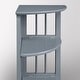 preview thumbnail 5 of 11, Mission 4-shelf Corner Folding 100% Solid Wood Bookcase