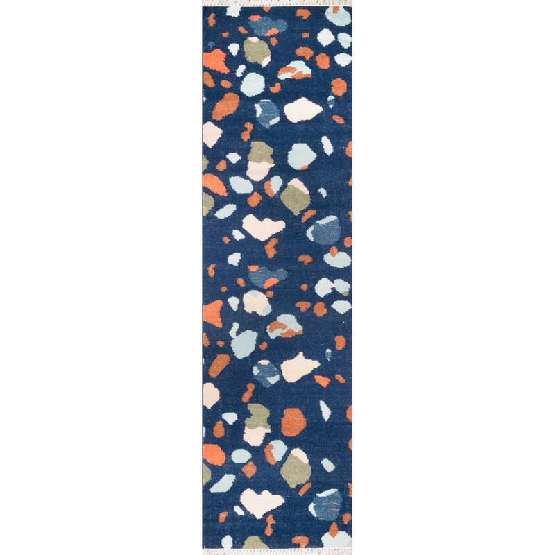 Momeni Jem Hand Woven Wool and Lurex Abstract Area Rug