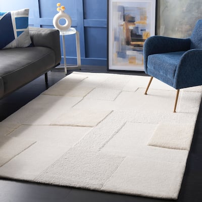SAFAVIEH Handmade Manhattan Lizzie Modern Wool Rug