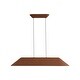 preview thumbnail 2 of 3, Golden Lighting Faroe Integrated LED Island Light in Coffee/Black - Brown
