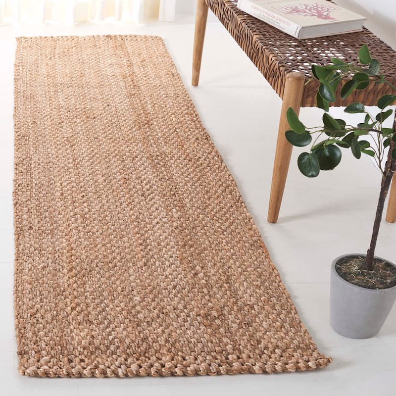 SAFAVIEH Hand-Woven Natural Fiber Janene Casual Jute Rug - 2'3" x 8' Runner - Natural