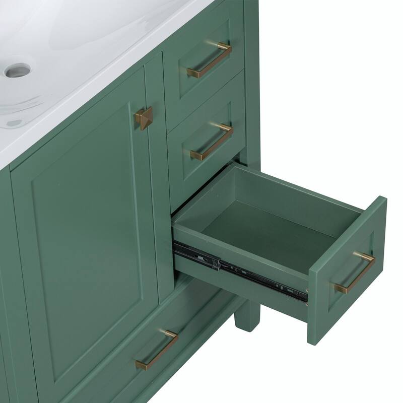 30" Modern Bathroom Vanity with Sink, Storage Cabinet