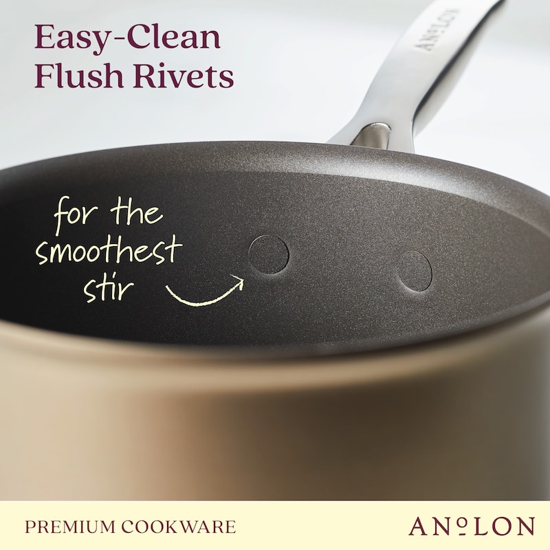Anolon Ascend Hard Anodized Nonstick Saucepan with Lid
