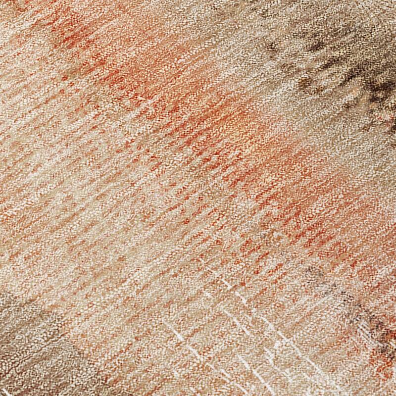Machine Washable Indoor/ Outdoor Modern Imprints Chantille Rug