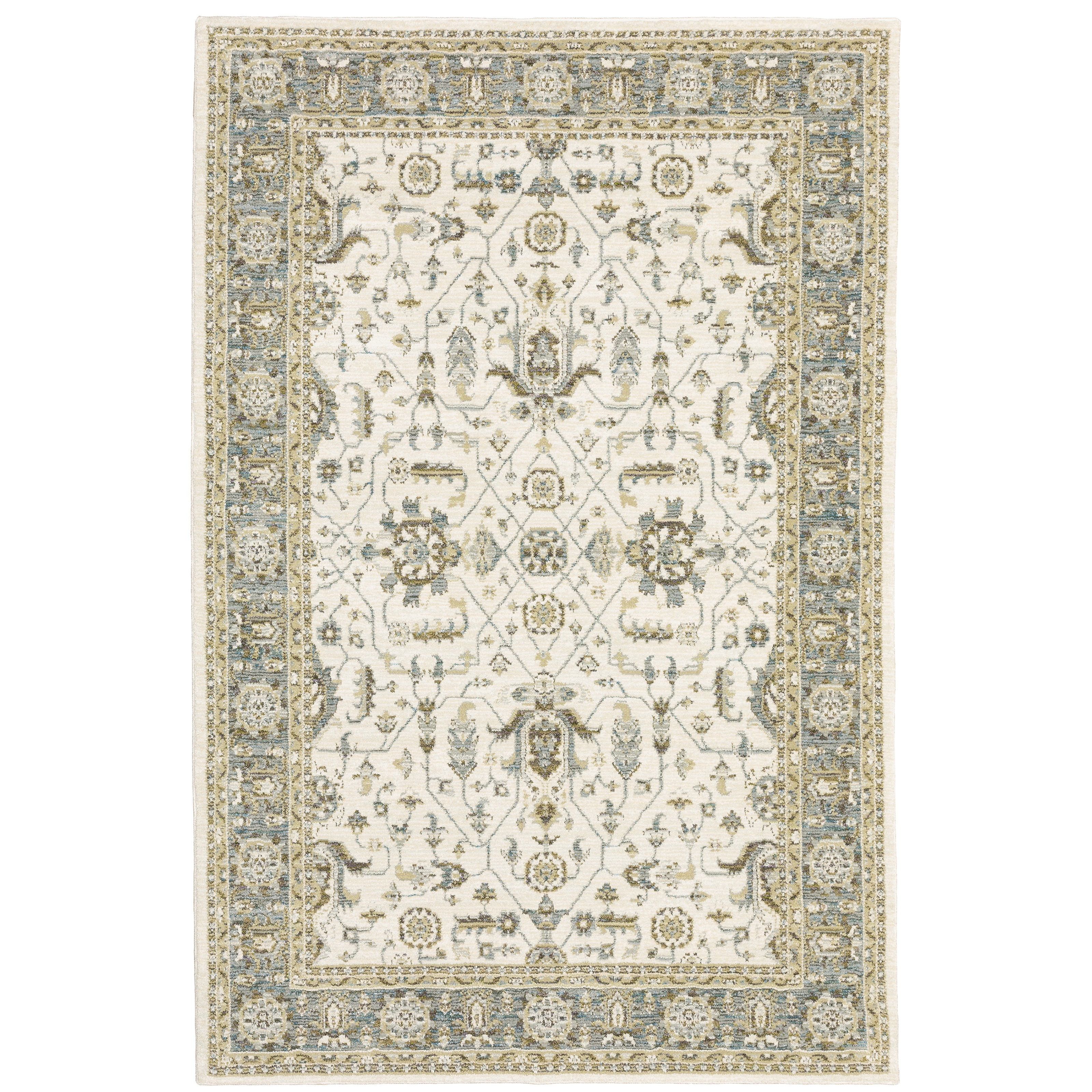 Style Haven Adalynn Traditional Bordered Area Rug