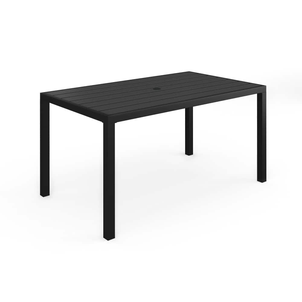 Martha Stewart 60" All-Weather Steel Frame Outdoor Patio Table - 35.25"W x 60.25"D x 30"H