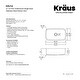 preview thumbnail 11 of 20, KRAUS Premier Stainless Steel 31 1/2 inch Undermount Kitchen Sink