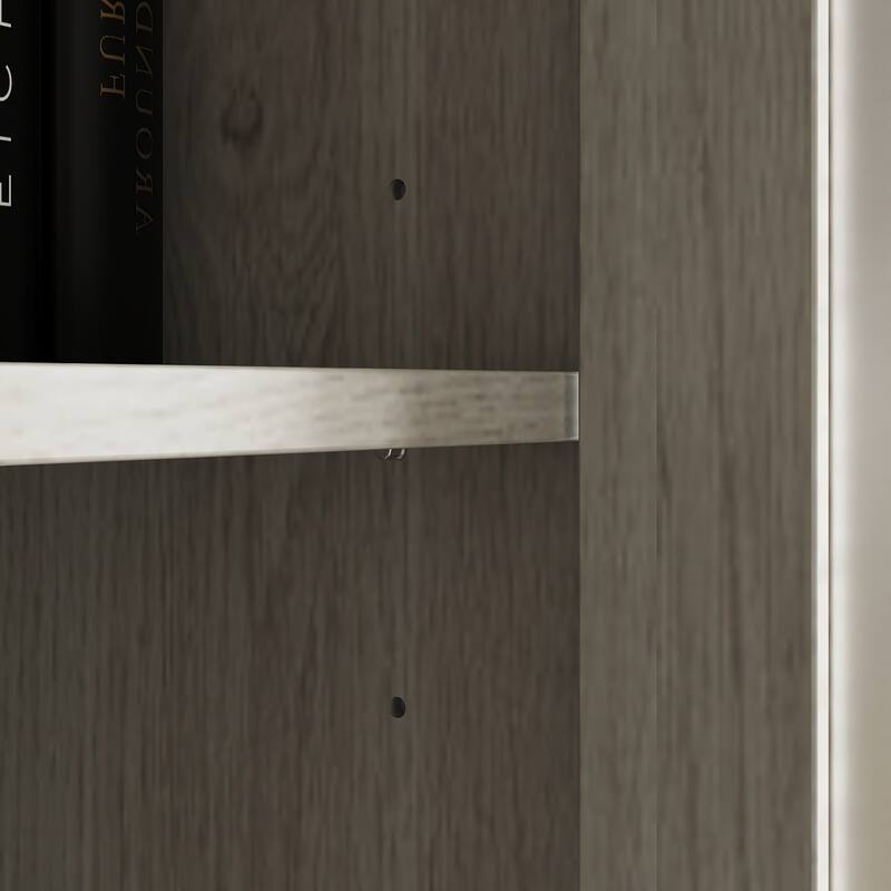 Elegant White Modular Bookcase: Stylish and Flexible Storage Solution for Your Home
