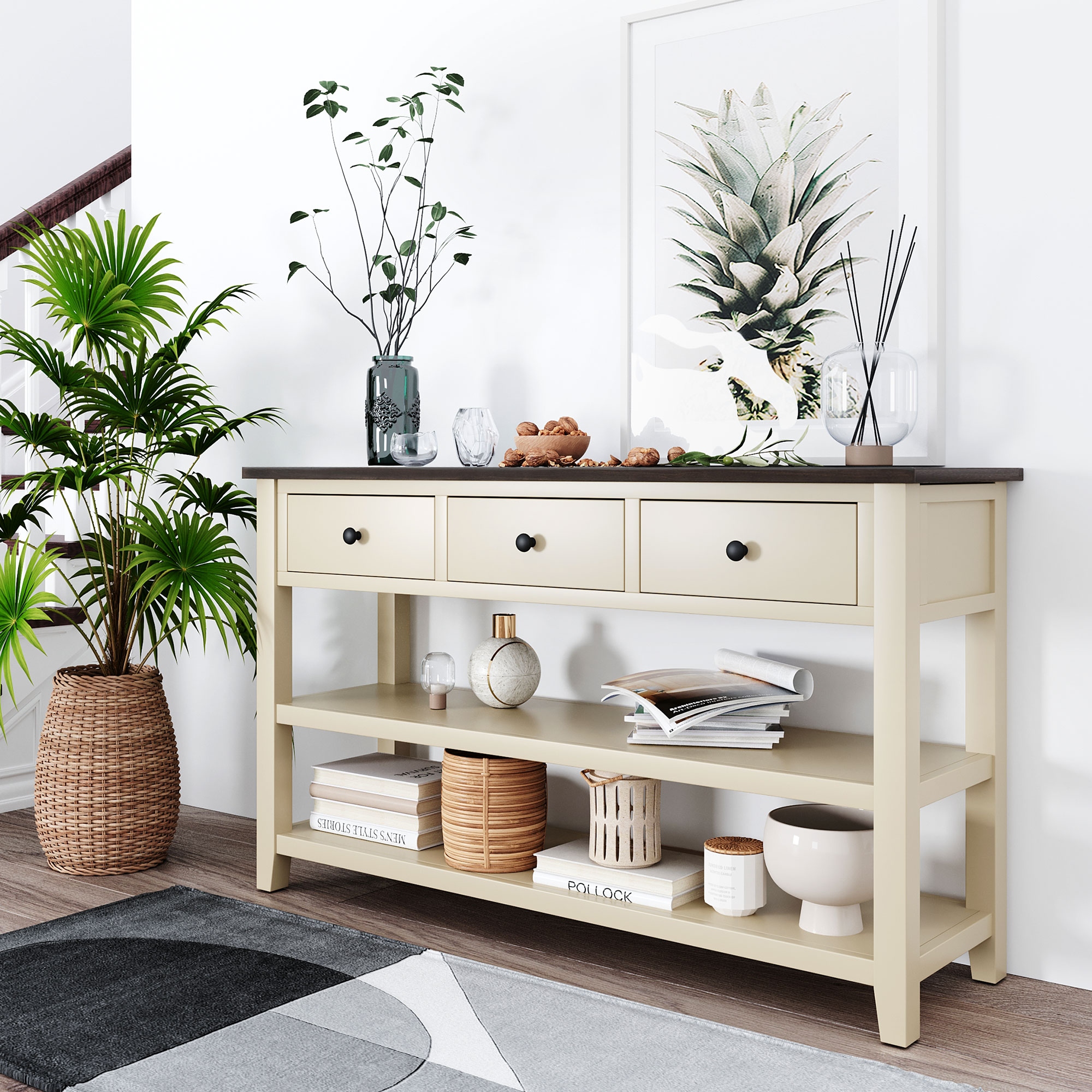 50 console table with drawers shop